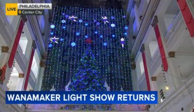 Wanamaker Light Show returns to continue Philadelphia holiday tradition after year of uncertainty