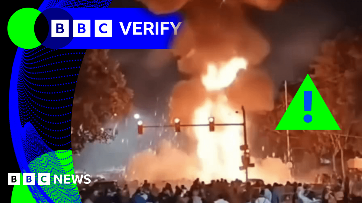 BBC Verify Live: Debunking AI video claiming to show moment of Delhi Red Fort car blast
