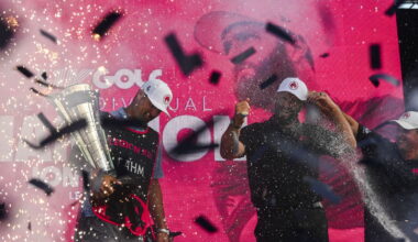 Tom McKibbin plays for Jon Rahm's LIV Golf team