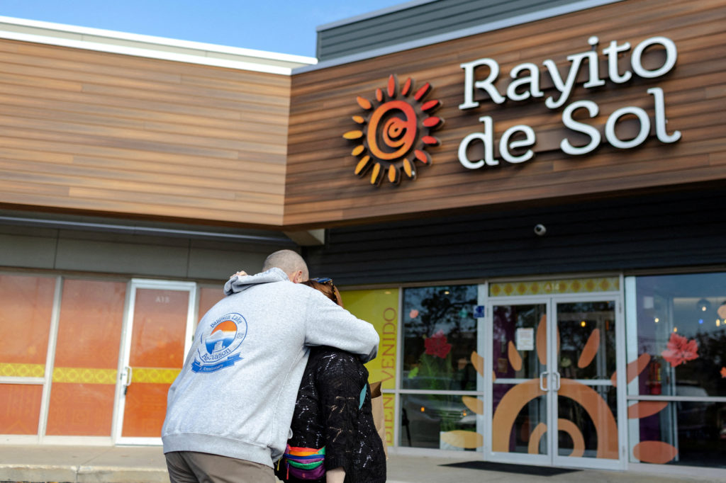 Press conference after federal agents raided a daycare in Chicago