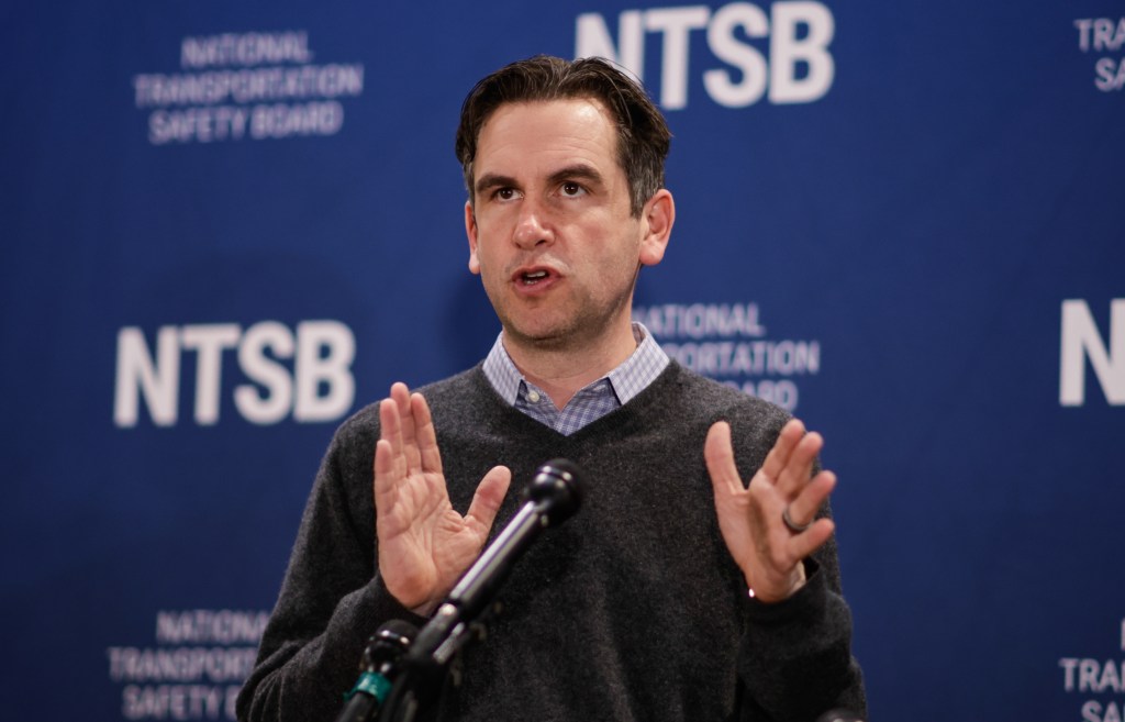 Jersey City Mayor Steven Fulop speaking at a press conference.