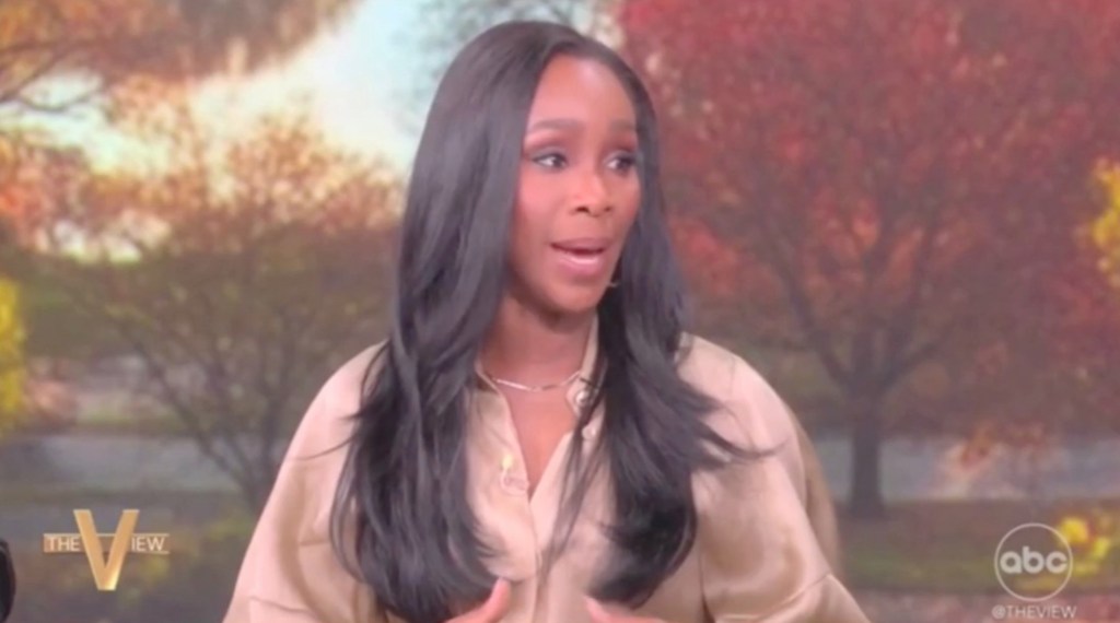 CNN's Abby Phillip speaking on "The View."