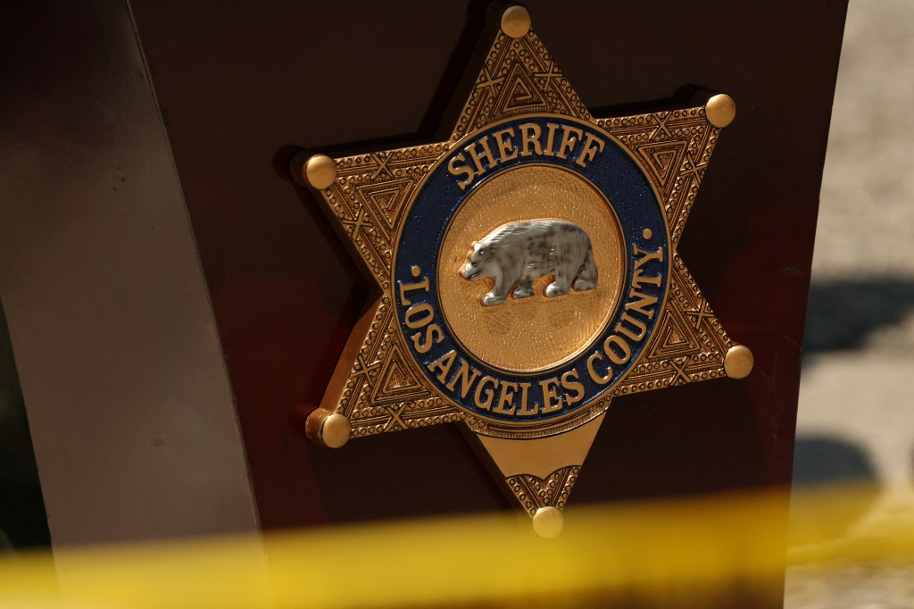 Los Angeles County Sheriff's badge.