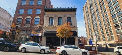 The former home of Louie's Bookstore Cafe at 518 N. Charles St. Photo credit: Ed Gunts.