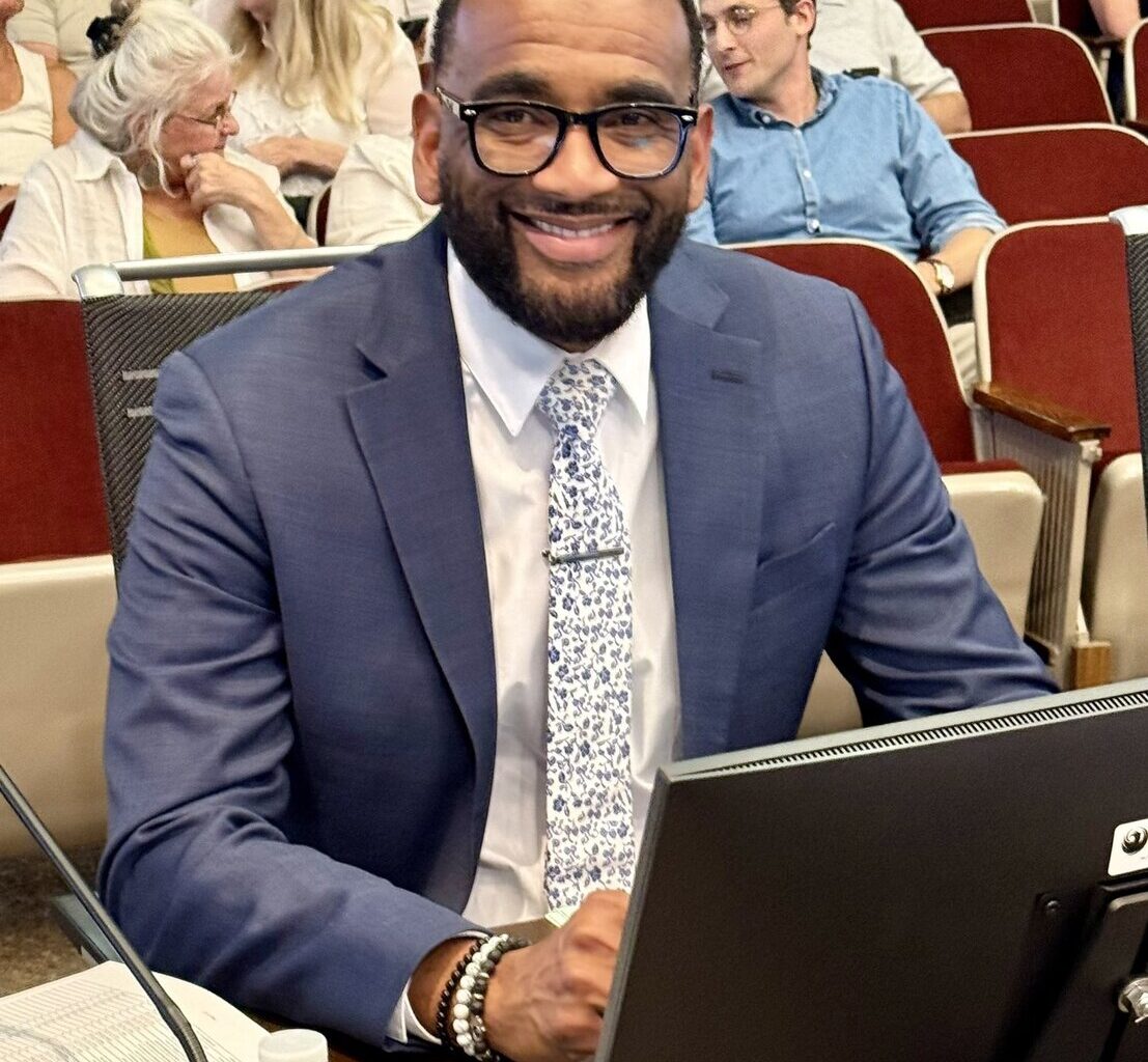Outgoing Phoenix City Manager Jeff Barton is photographed at his last city council meeting on Wednesday, Nov. 5.
