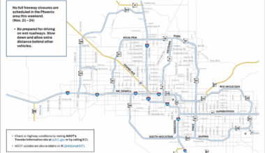 State transportation officials advise drivers to be aware of wet pavement over the weekend and have not scheduled any new closures.