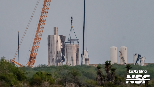 Booster 19 stacking begins as SpaceX pushes forward from B18 anomaly