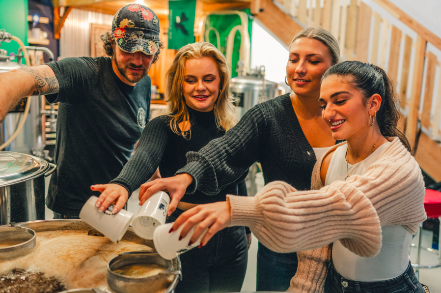 My Local Brew Works offers a custom brewing package.