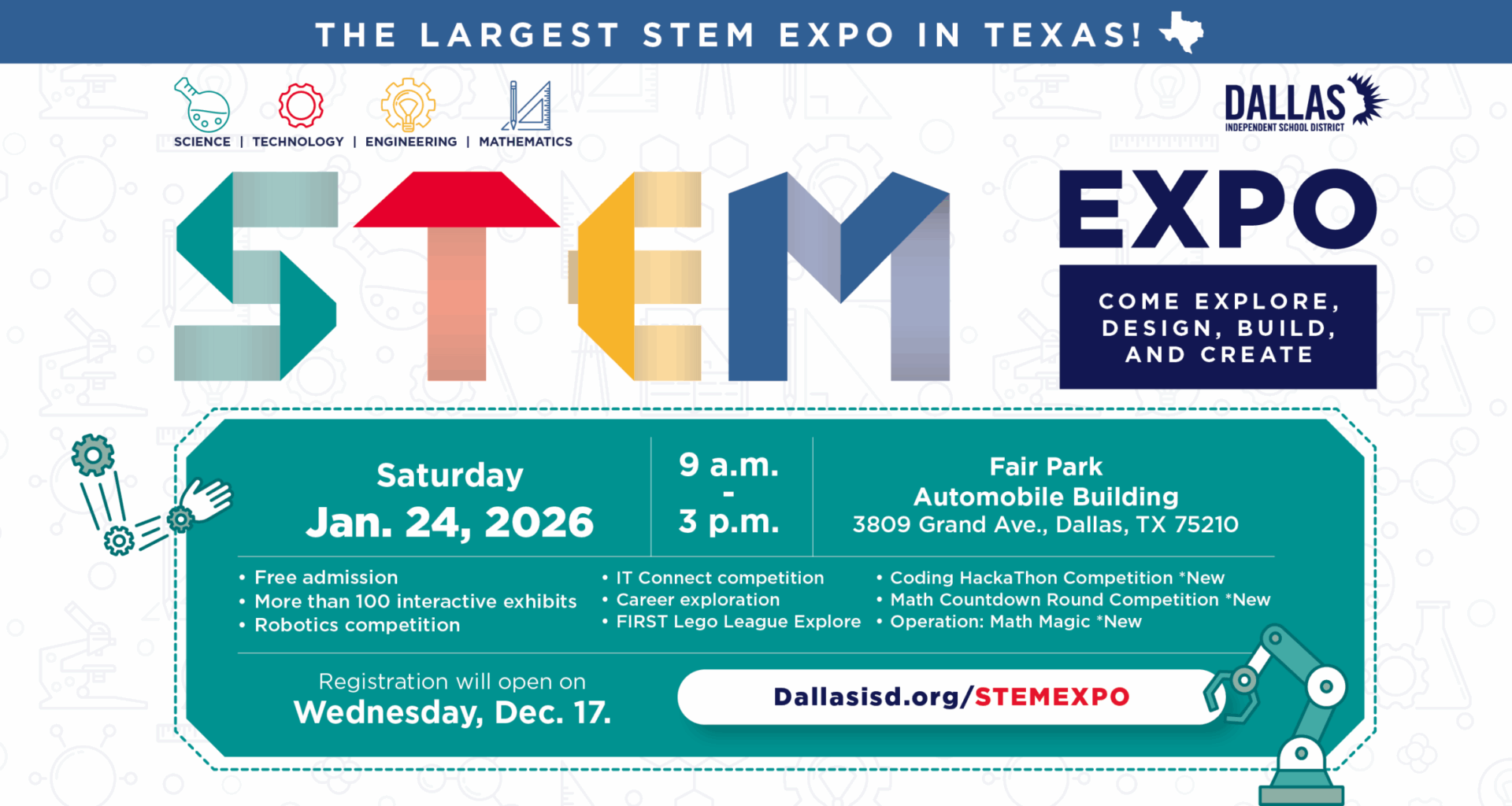 Students to explore STEM careers at Dallas ISD Expo