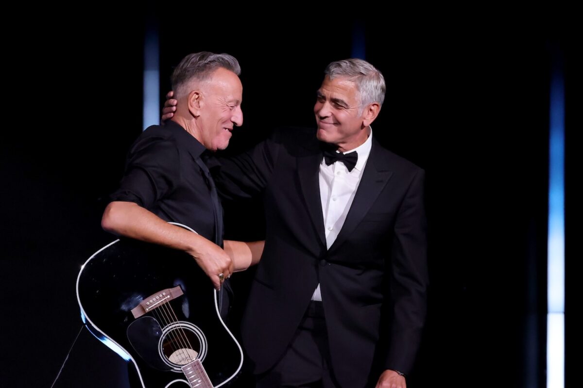 Bruce Springsteen and George Clooney