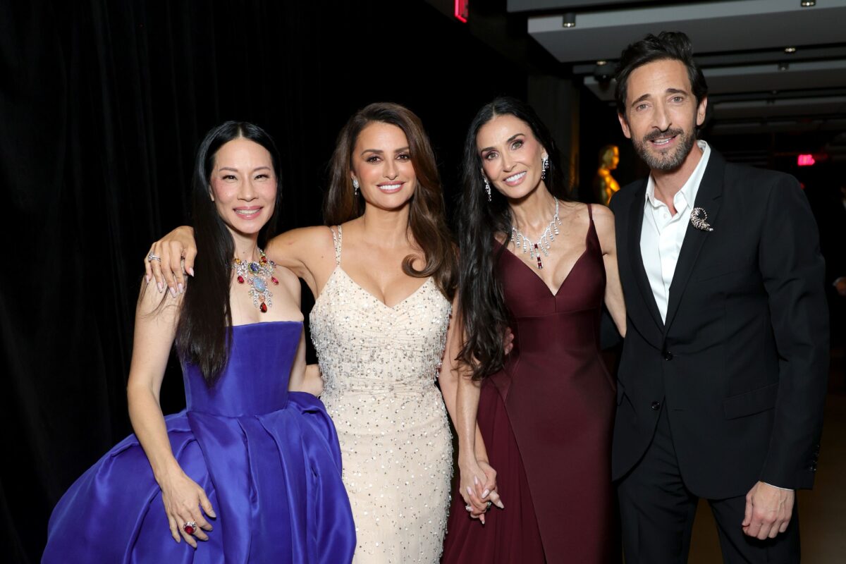 Lucy Liu, Penélope Cruz, Demi Moore, and Adrien Brody