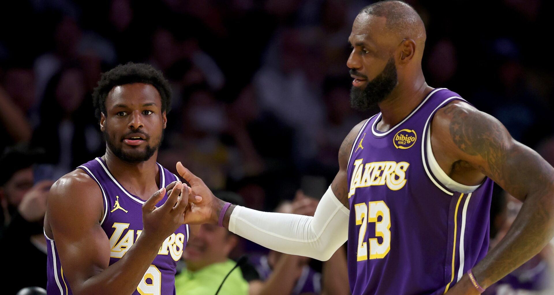 LeBron James Talks Bronny's Development, in 2nd NBA Season, 'Super Proud of Him'