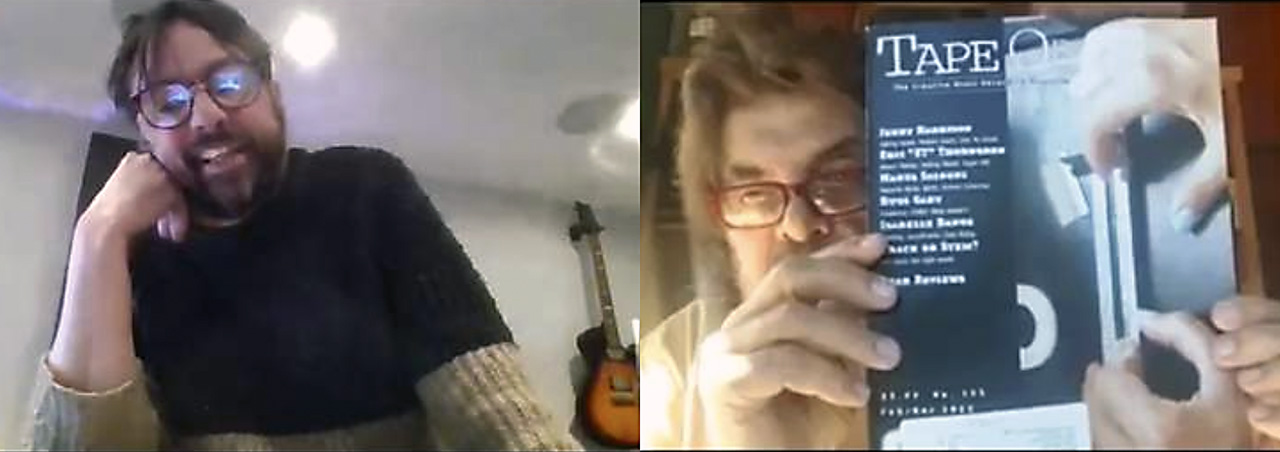 Bruce Soord and Alan Parsons on video chat