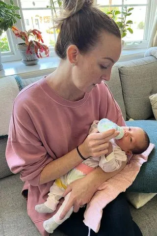 Courtesy of the Lin family Jaclyn and her youngest in September 2023