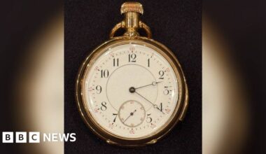 Titanic passenger's pocket watch fetches £1.78m at auction