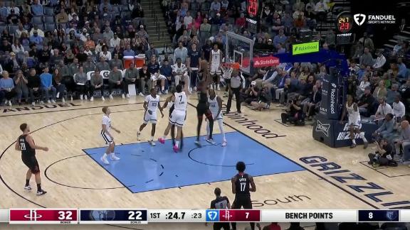 Thompson scores 28 points as Rockets beat Grizzlies 124-109