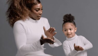 Serena Williams' daughter 8-year-old Olympia sits almost as tall as her mom in new photo