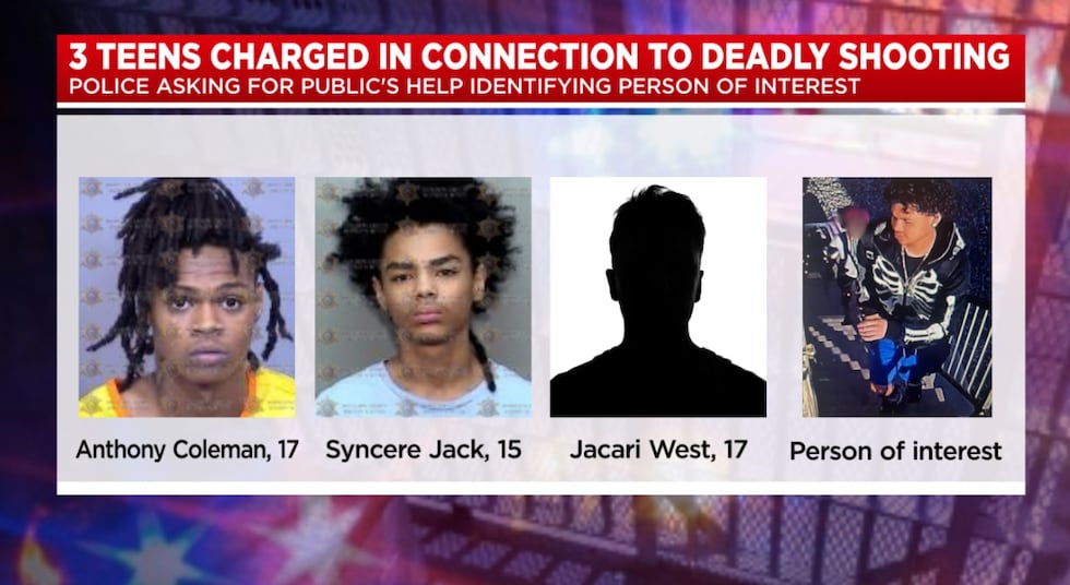 Anthony Coleman, Syncere Jack and Jacari West have been charged in the murder of 16-year-old...
