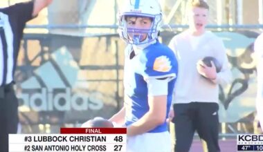 Lubbock-Christian continues playoff push with 48-27 win over San Antonio Holy Cross
