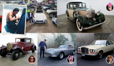 Alex Manos and his collection of vintage cars to the stars