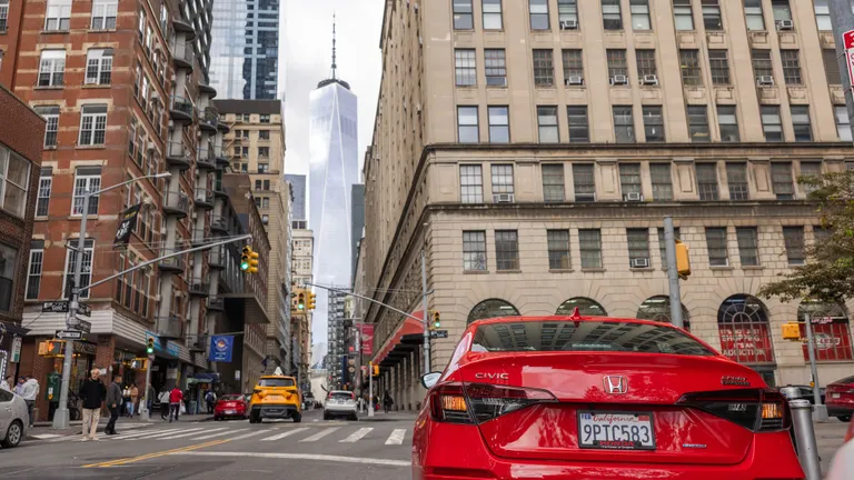 37 2025 Honda Civic Hybrid takes Broadway NYC
