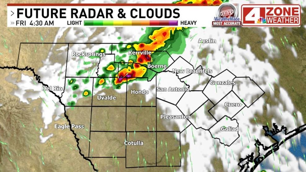 Future radar Friday 4:00am