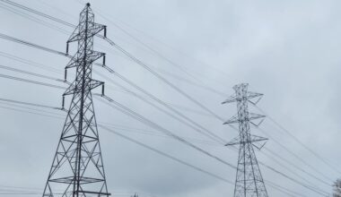 transmission towers