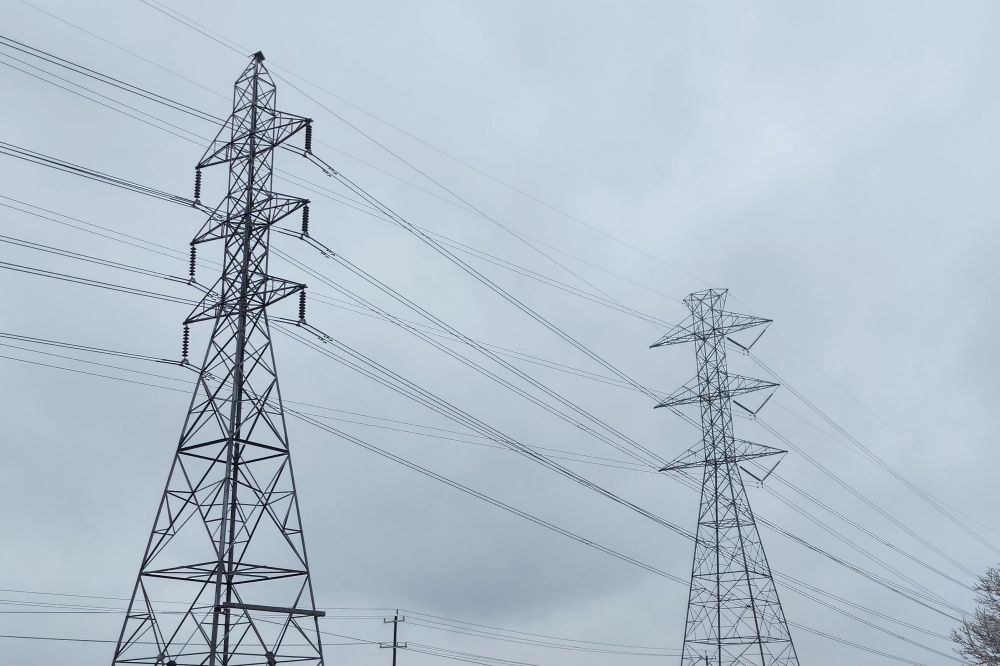 transmission towers