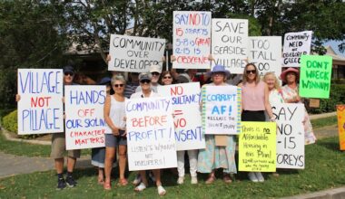 Residents clash with council at community meeting over high-rise plan