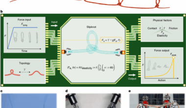 Slipknot-gauged mechanical transmission and robotic operation