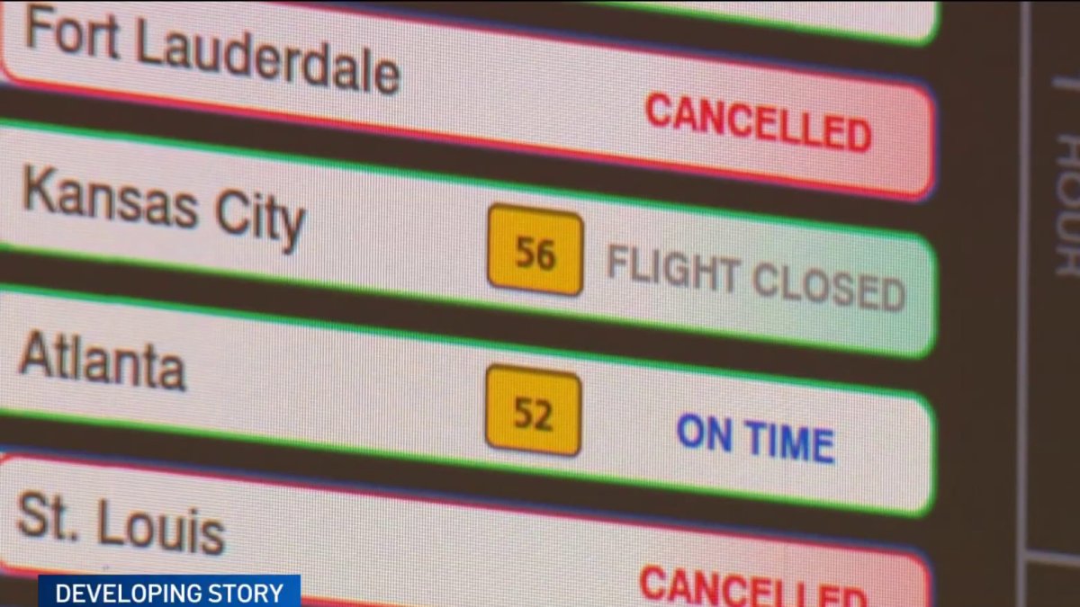 Flight reductions at NYC-area airports to reach 10% by next Friday due to FAA cutbacks – NBC New York