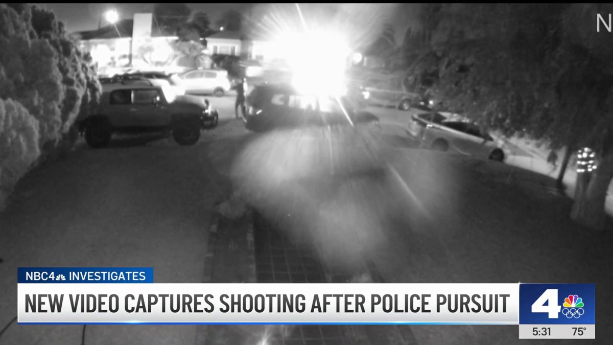 New video captures shooting in Montebello after car chase – NBC Los Angeles