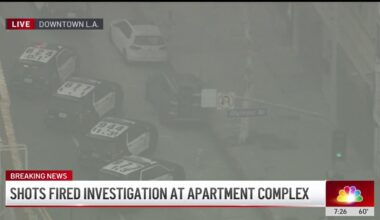 Shots fired investigation at downtown LA apartment complex – NBC Los Angeles