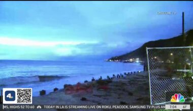 Lightning glows over Malibu as strongest wave of storm enters LA County – NBC Los Angeles