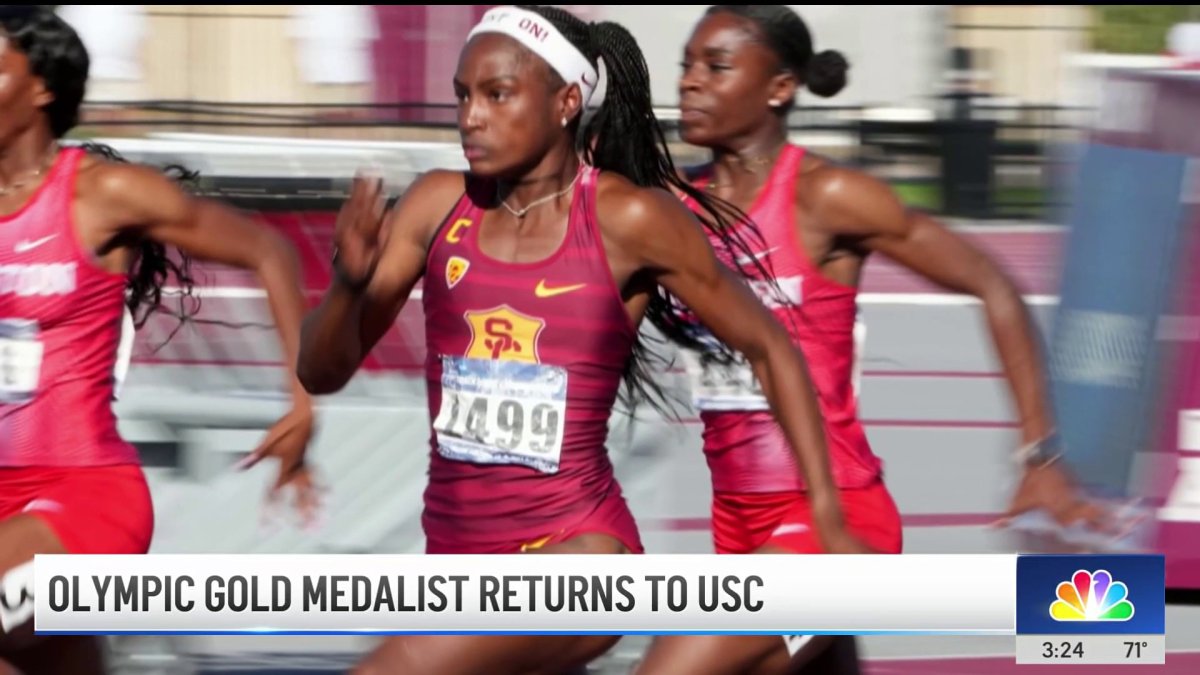 Olympic gold medalist Tee Tee Terry returns to USC – NBC Los Angeles