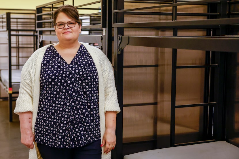 Valerie Palmer, director of housing coordination for Austin Street Center, pictured in the...