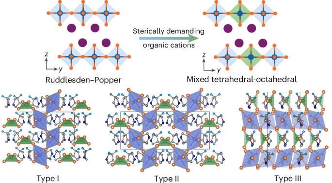 Two-dimensional mixed tetrahedral–octahedral hybrid perovskites with coexisting ferroelectricity and intralayer antiferromagnetism