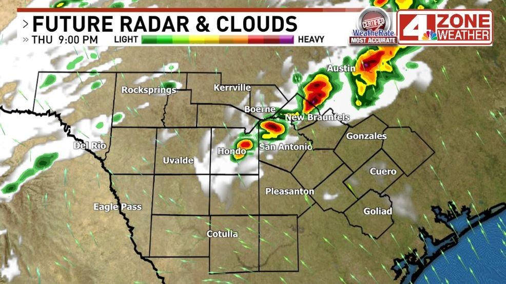 Future radar 9pm this evening