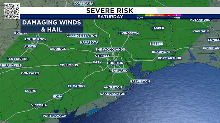 Severe storms possible Saturday night to Sunday morning