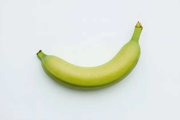 An underripe banana can help you feel full longer.