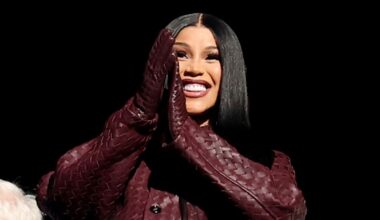 Cardi B Cheers on her BF, New England Patriot Stefon Diggs
