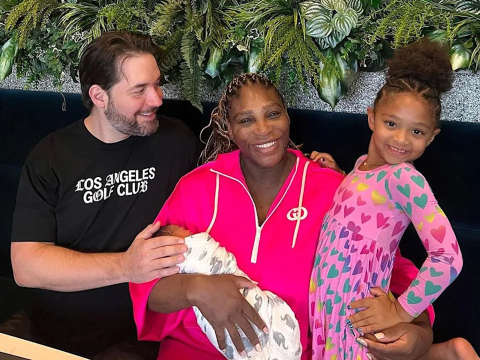 Alexis Ohanian Sr./ Instagram Alexis Ohanian Sr., Serena Williams, Alexis Olympia Ohanian Jr., and Adira Ohanian.