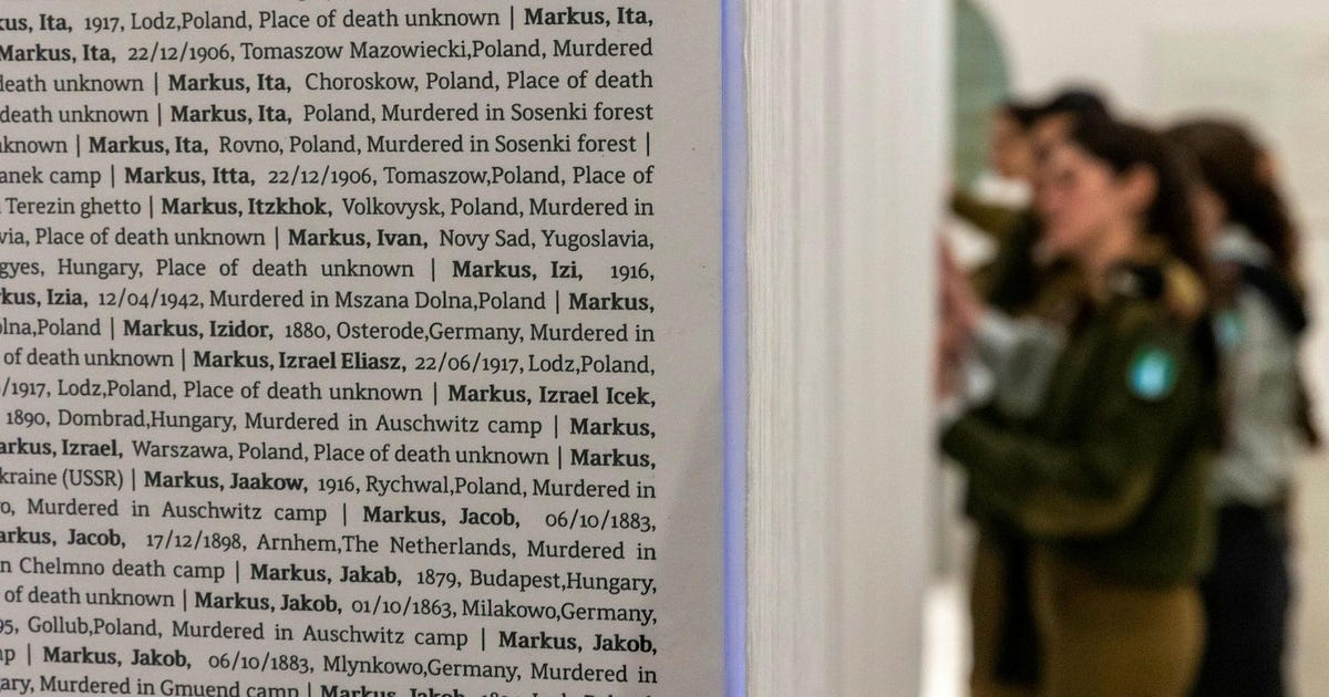 Yad Vashem Has Now Identified 5 Million of the Holocaust's Victims by Name - Haaretz