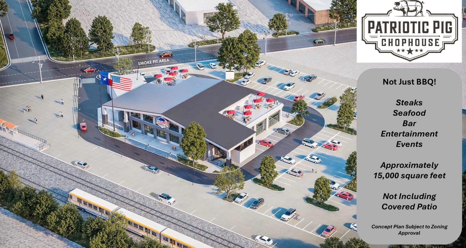 $5M barbecue restaurant and event center planned near TEXRail station
