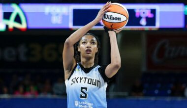 Angel Reese stuns fans with revamped shooting technique as Sky star grinds through offseason training. (Photo: IMAGN)