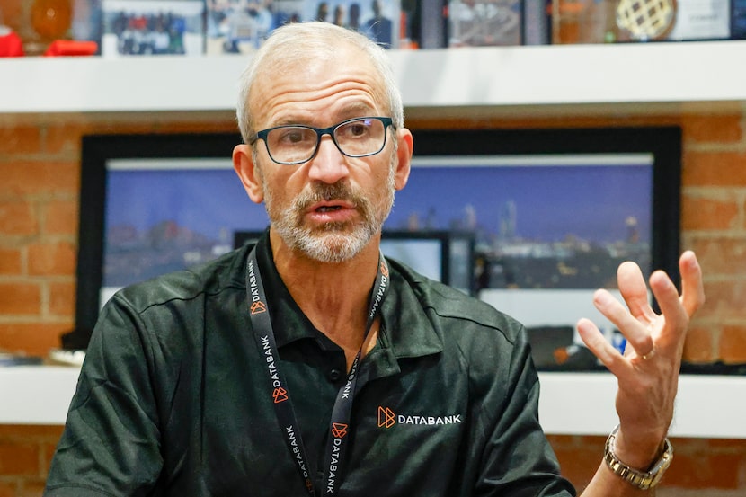 DataBank CEO Raul Martynek speaks with The Dallas Morning News during an interview at the...