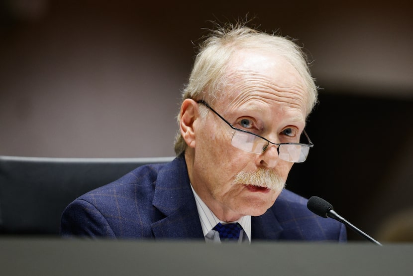 City Council member Paul Ridley tells fellow members he is confident that the cost of...