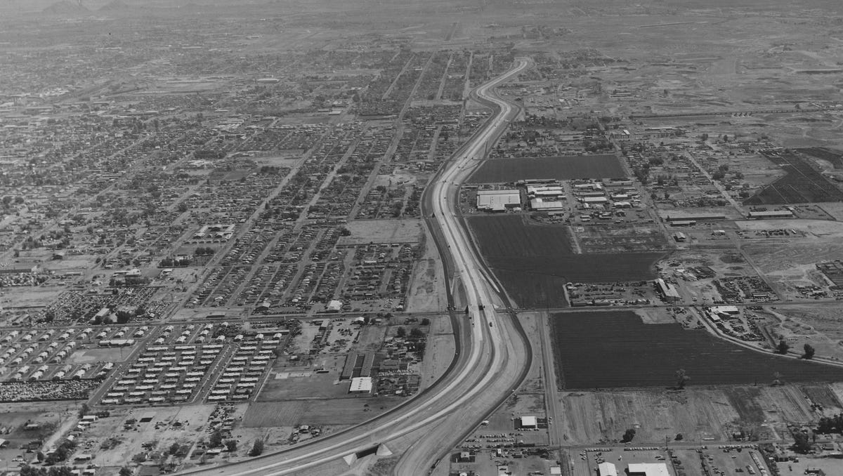 Photos show how much metro Phoenix has grown over 60 years