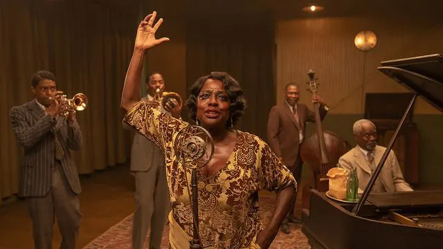 David Lee/Netflix Viola Davis and Chadwick Boseman in 'Ma Rainey's Black Bottom'