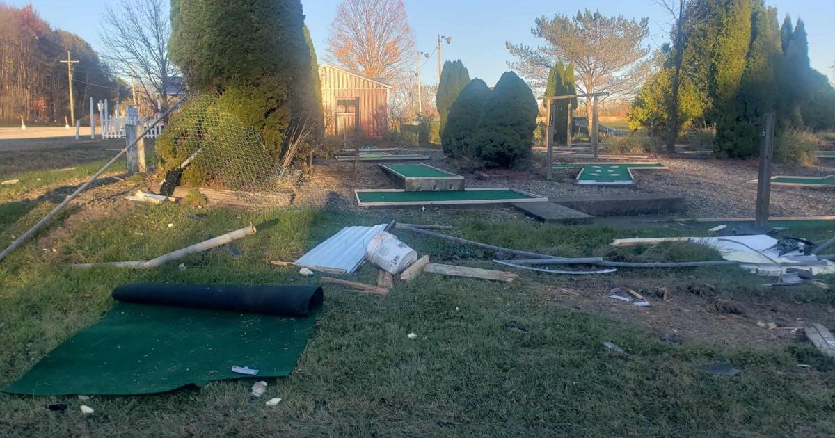 Car Plows Through Shed, Mini-Golf Course at Dave's Place | News